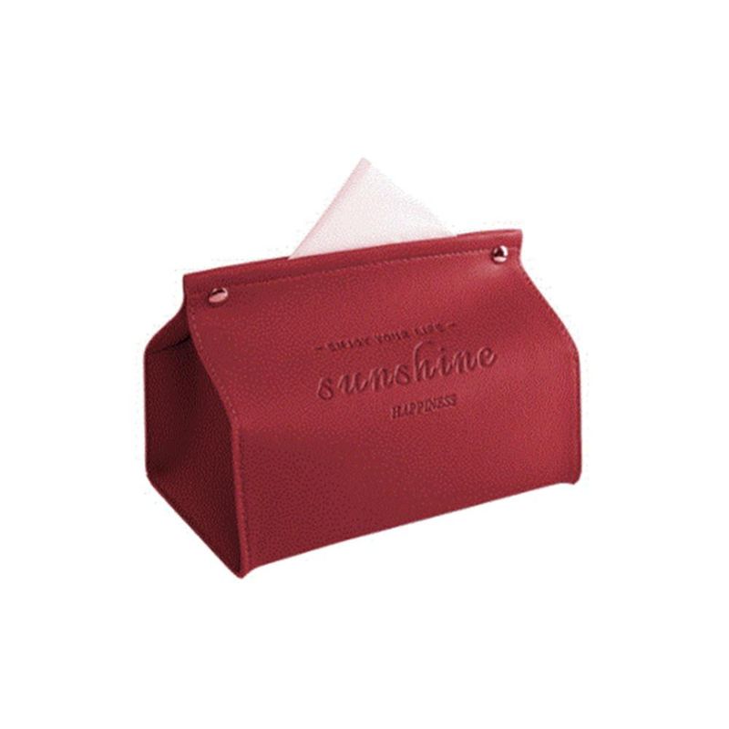 Scatola porta fazzoletti in pelle PU da 2 pezzi, scatola portaoggetti per auto, WC, soggiorno, camera da letto, cucina, scrivania, nordico, grande, all'ingrosso_voghion.com