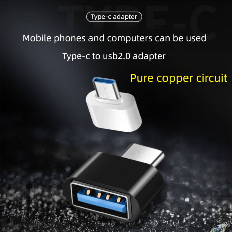 Type-C To OTG Converter Computer Peripheral Data Transfer USB Flash Drive Mobile Phone Adapter_voghion.com
