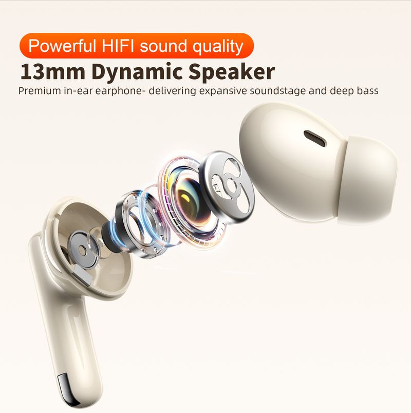 QERE E38 Nuevos auriculares inalámbricos Tws con Bluetooth, intrauditivos para juegos, graves potentes_voghion.com