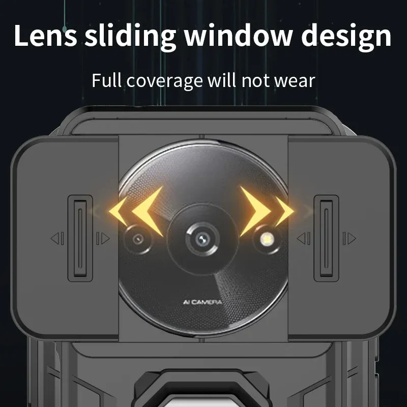 Pour Redmi Note 13R 13 12 Pro Plus Turbo 12S K70E K70 K60 Ultra 13C 5G A3 Armor Case Camera Lens Protection Ring Holder_voghion.com