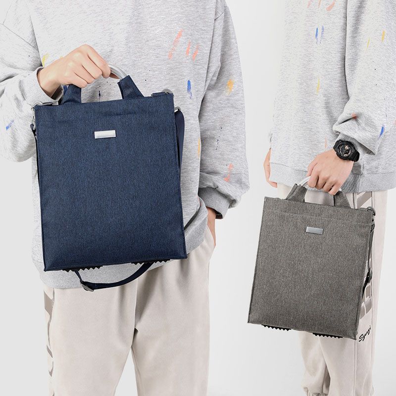 Vertikale Handtasche für Herren, Business Casual, Oxford-Stoff, Aktentasche, Nylon-Canvas, einzelne Schulter, Umhängetasche für Herren_voghion.com