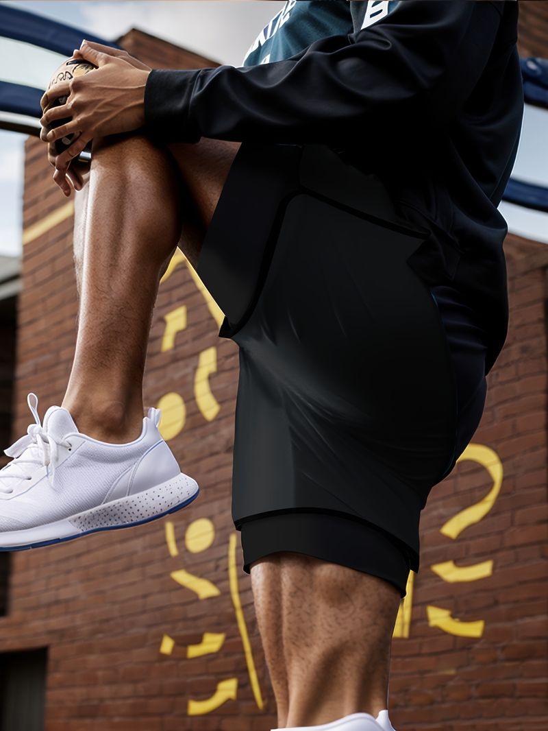 Men's Clothing Shorts Men's Professional Fitness Running Track And Field Basketball Training Three Point Pants_voghion.com