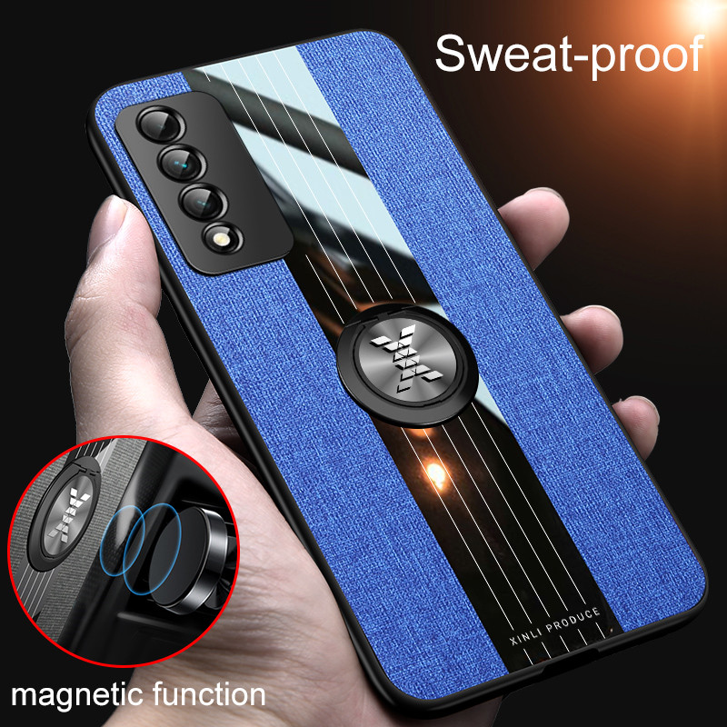 Fabric Cloth Finger Ring Holder Phone Case On For OPPO A54 4G A9 2020 A5 S A7 A8 A72 A92S A91 A53 A15 A57 2022 Stand Cov_voghion.com