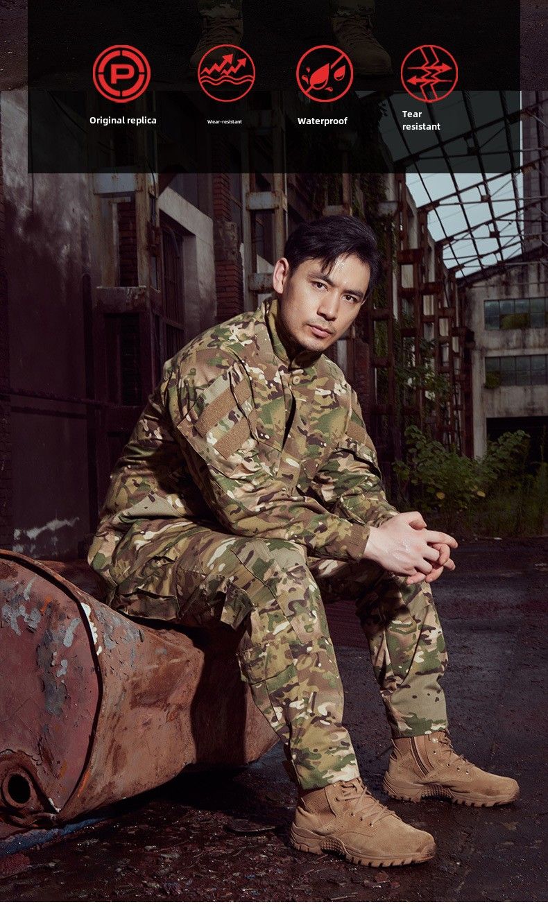 Set de costum de camuflaj jachetă G3 pentru bărbați - Top camuflaj MC, îmbrăcăminte tactică în aer liber Set complet de echipamente_voghion.com