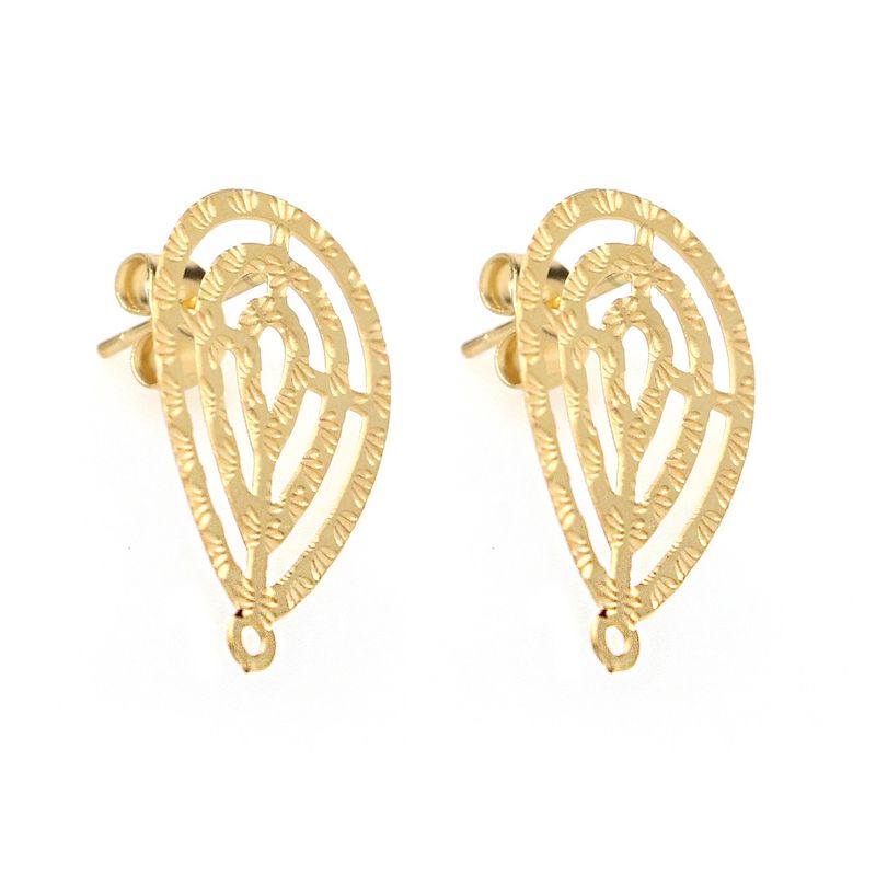 Orecchini creativi in acciaio inossidabile per donna con gocce d'acqua personalizzate, orecchini, ganci per orecchini e accessori_voghion.com