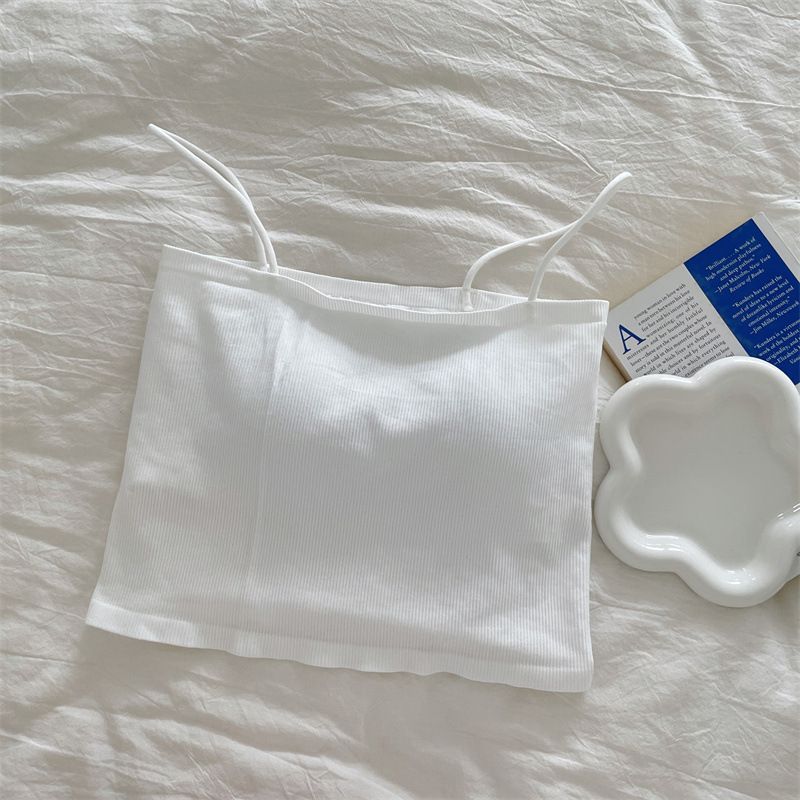 Strap vest for women, wearing inside outside, sexy beautiful back integrated fixed cup strapless and wrapped bra, anti_voghion.com