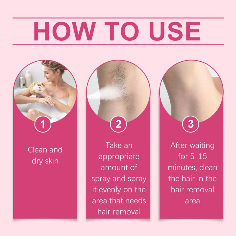 Ķermeņa apmatojuma noņemšanas aerosols, visa ķermeņa paduses, kājas gluda un maiga āda maiga matu noņemšana_voghion.com