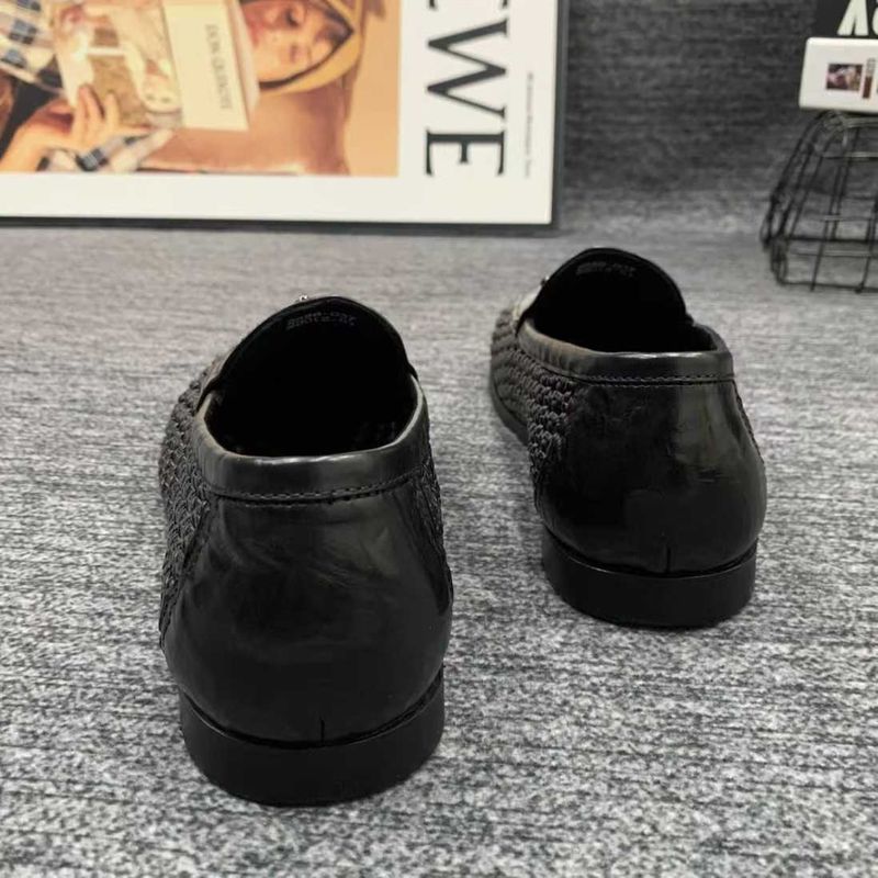 Glide Light 2025 Sommer Neuheit Handgefertigte, gewebte, atmungsaktive Freizeitschuhe aus Leder für Herren – Slipper zum Hineinschlüpfen_voghion.com