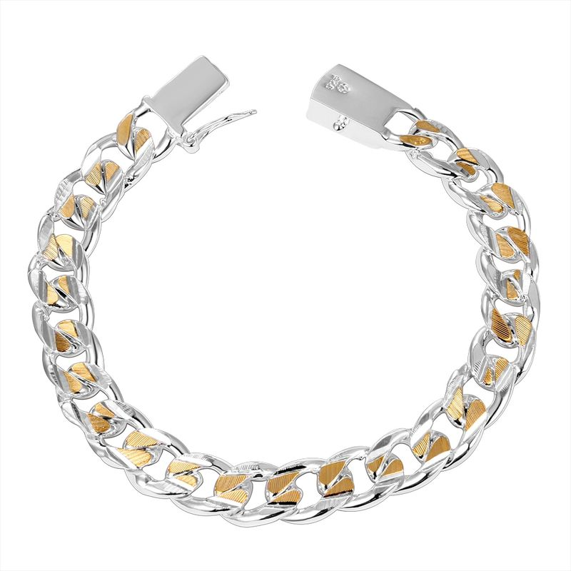 QSZB miesten pulseras 10 mm leveä 21 cm paksu hieno muodikas sier-rannekoru naisten hienoille koruille_voghion.com