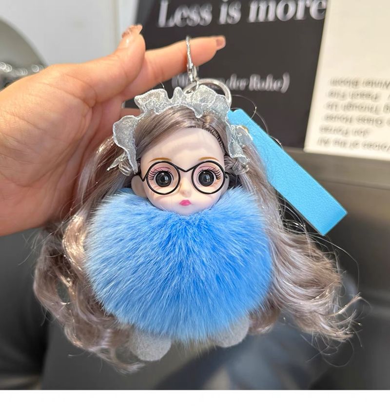 Rebase karusnahast nuku auto võtmehoidja ripats armas plush nukk nukk raamatukoti ripats paarile kingitus_voghion.com