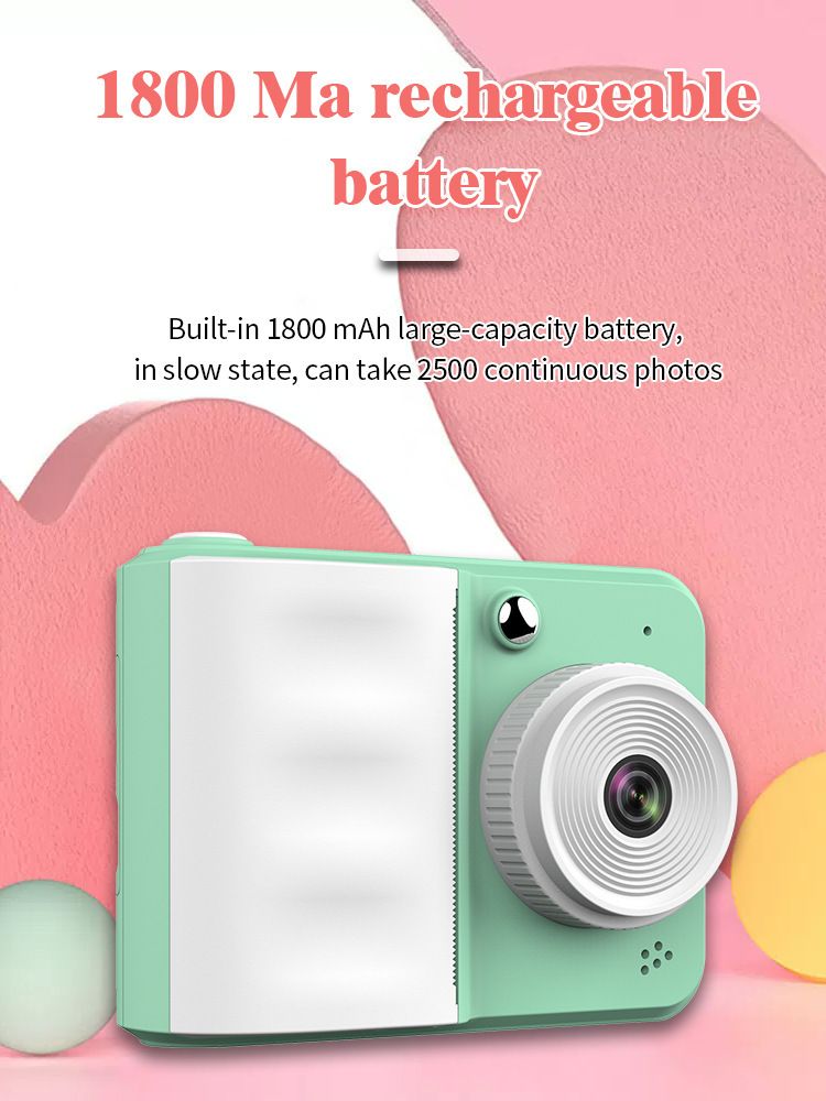 【Alta calidad】 Cámara digital de alta definición S7 Instantánea para niños con lindas imágenes en miniatura con impresión de fotos_voghion.com