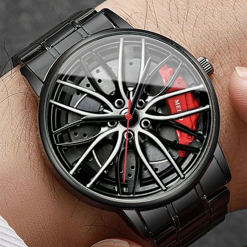 Räder Nicht-mechanische Uhr Trend Quarzwerk Uhr Uhr Mode Herrenuhr Set Arbeit Täglich Geburtstag Jahrestag Valentinstag Geschenk_voghion.com