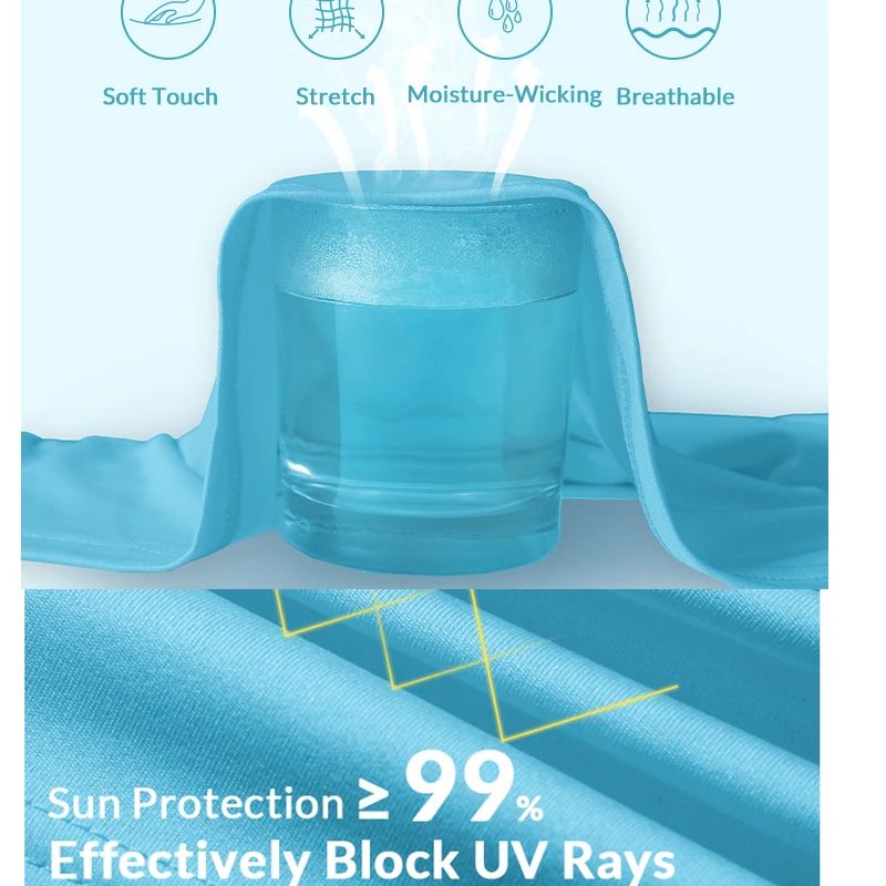 UV Herren Sonnenschutz Langarm Sommer UPF50 + Performance Schnell Trocknend Herren t-shirty Atmungsaktiv Wandern pulowerowe topy treningowe_voghion.com