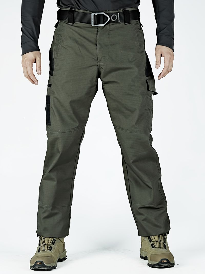 Pantaloni cargo tattici elastici da uomo 2025, taglie forti, per escursionismo, pesca, lavoro, pantaloni impermeabili multitasche per uomo_voghion.com