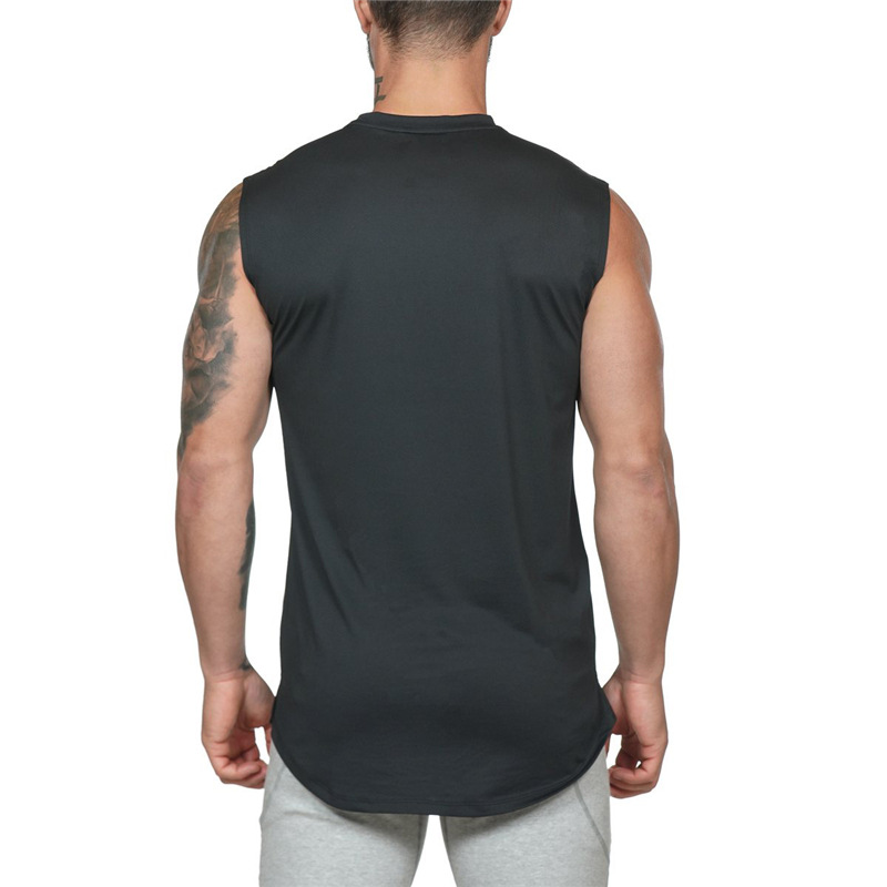Light Board No Summer Sports ärmelloses T-Shirt für Herren, Fitness-Tanktop, Lauf-Trainings-Top_voghion.com