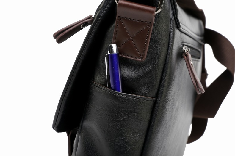 Bolsa de ombro masculina estilo coreano 2023, bolsa de couro masculina, bolsa transversal, maleta da moda, bolsa envelope versátil_voghion.com