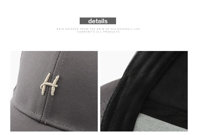 Cappello da baseball da uomo con protezione solare da viaggio per sport all'aria aperta con lettera ricamata da donna in stile_voghion.com