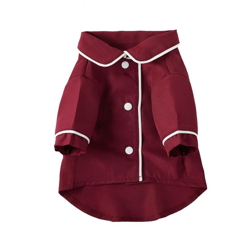 Neu Haustier Pyjamas Home Kleidung Teetasse Kleine Hund Teddy Bichon Kleidung Katze_voghion.com