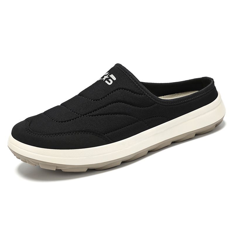 Unbeatable Quality Slippers Men In Summer, One Foot Casual, Semi Soft Soled, Not Stuffy, Single For Home Comfort, Dad's Shoes_voghion.com