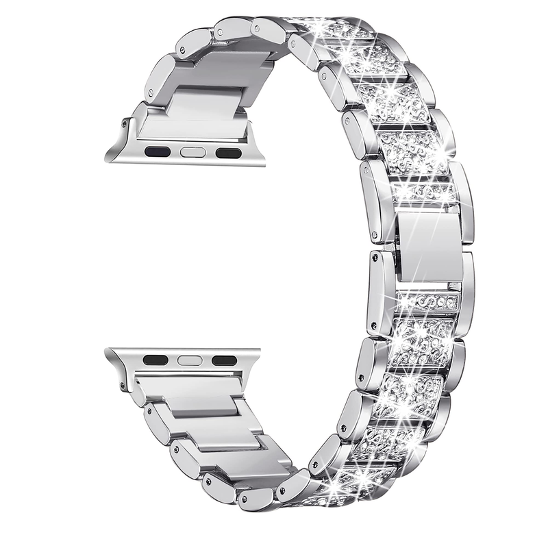 Ehete keti rihm Kellarihmale 40 41mm 44mm 42mm 38mm Loop käevõru teemant randmepael iWatch seeria 7 6 5 4 3 SE_voghion.com