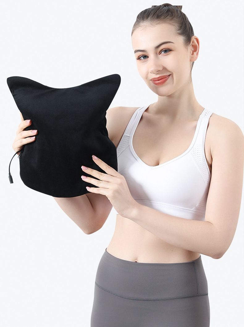 Electric Neck Shoulder Massager With Heat, Shiatsu Acupressure For Pain Relief, Spine Stretcher Home Use_voghion.com