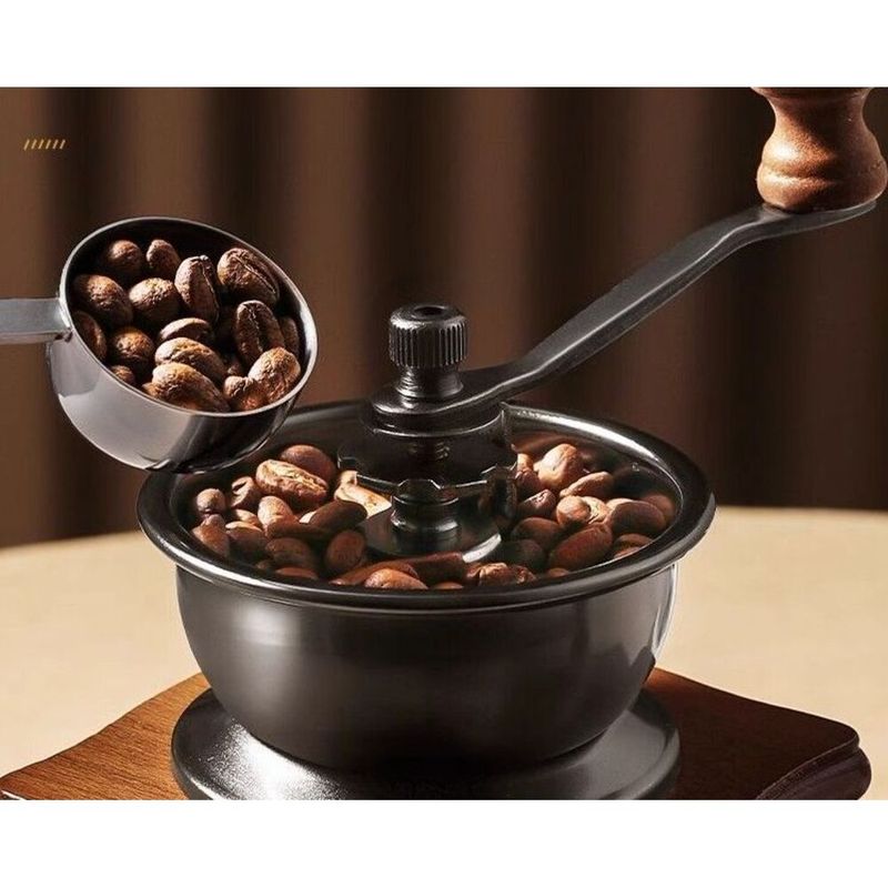 Small Home Brew Set Equipment Coffee Bean Manual Hand Crank Grinder_voghion.com