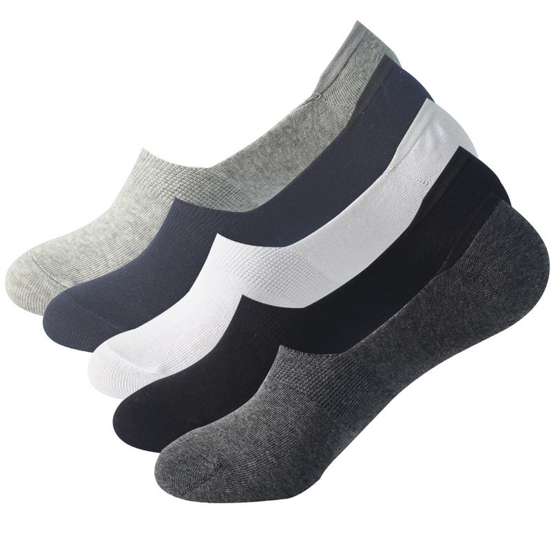 Invisible socks for men Solid color light mouth cotton garter with silicone non-slip boat socks Thin socks for men and women summer_voghion.com