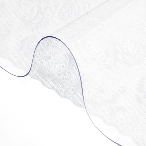 Plastic Table Cover 36 X 60 Inch, 1.5 Mm Thick Clear Table Protector, Rectangle Clear Desk Mat, Waterproof & Easy Cleaning For Office Dresser N_voghion.com