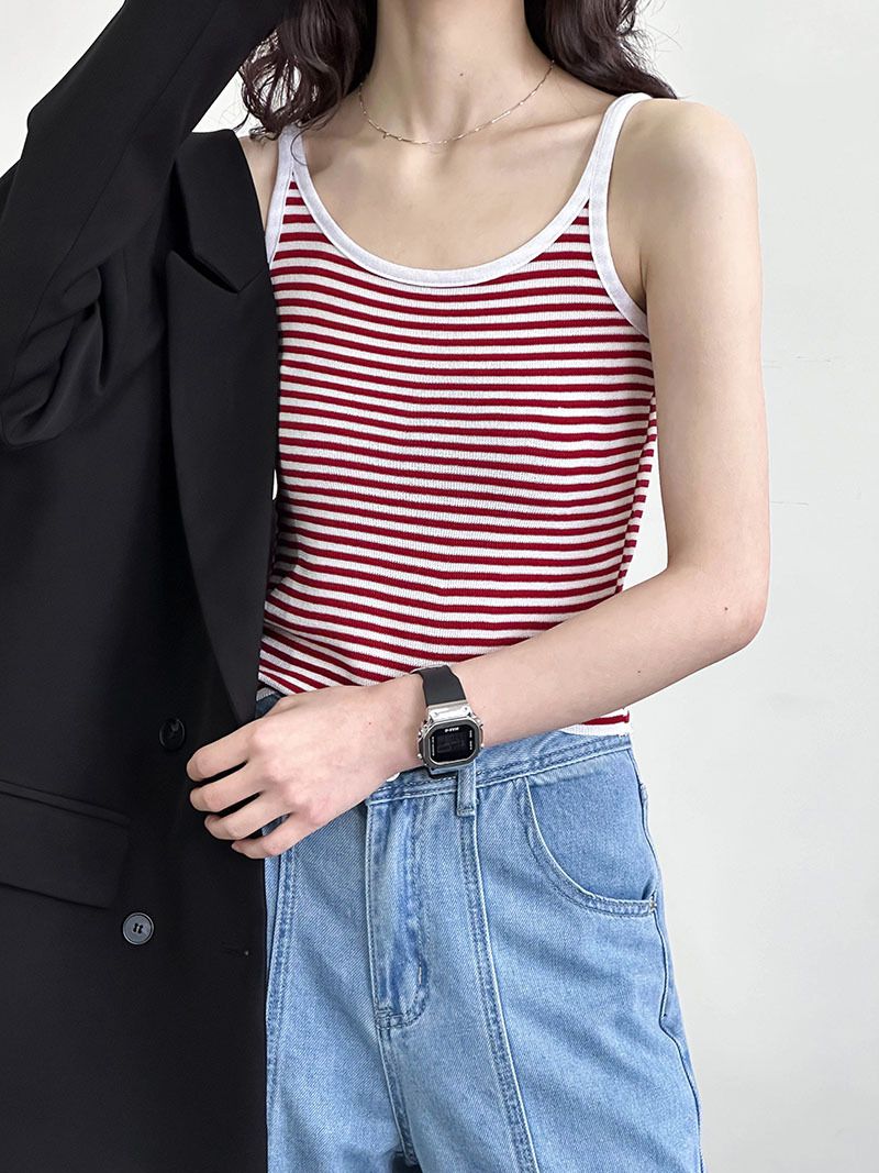 Bretelle snellenti piccole a contrasto di colore dolce e piccante per abbigliamento femminile_voghion.com