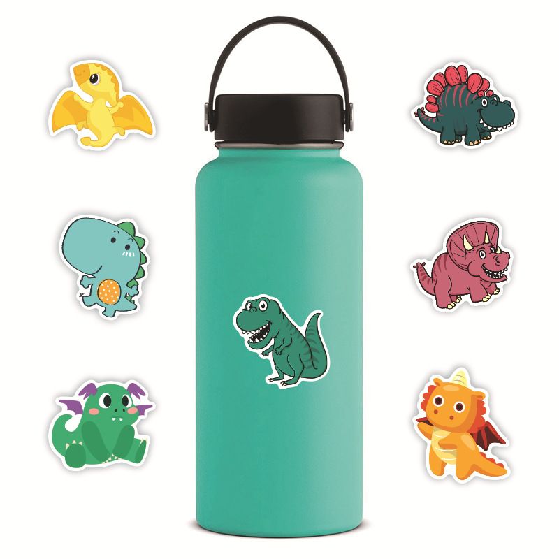 10/30/50 pegatinas de dinosaurios planetarios, impermeables, para portátil, motocicleta, snowboard, nevera, coche._voghion.com