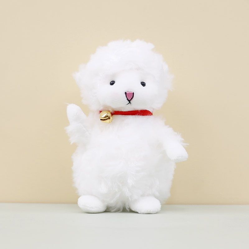 Sheep Keychain Adorable Plush Cute Japanese Style Lamb Stuffed Animal Charm Bag_voghion.com