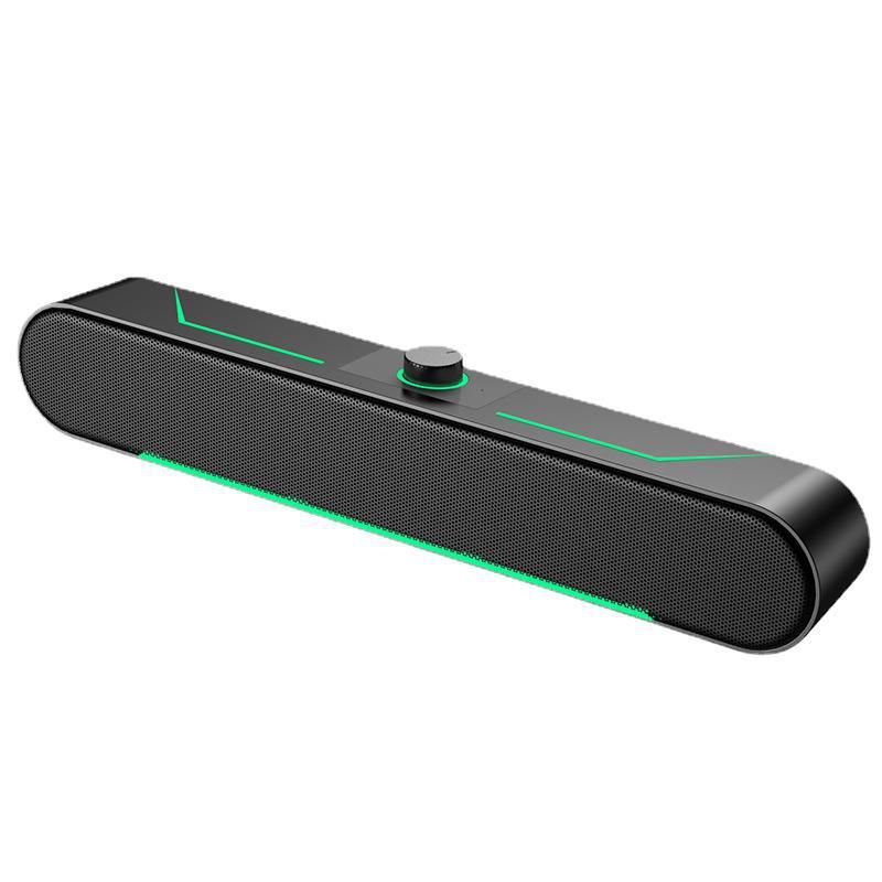 New Computer Gaming High Volume LED Light Desktop HIFI Stereo Speaker_voghion.com