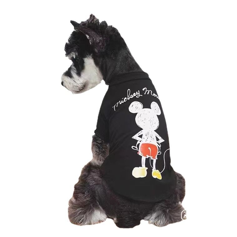 Dog Clohes Spring Summer Thin T-Shir Trendy Brand Shor Sleeve Small Dogs Teddy Schnauzer Corgi Pe Paren-Child_voghion.com