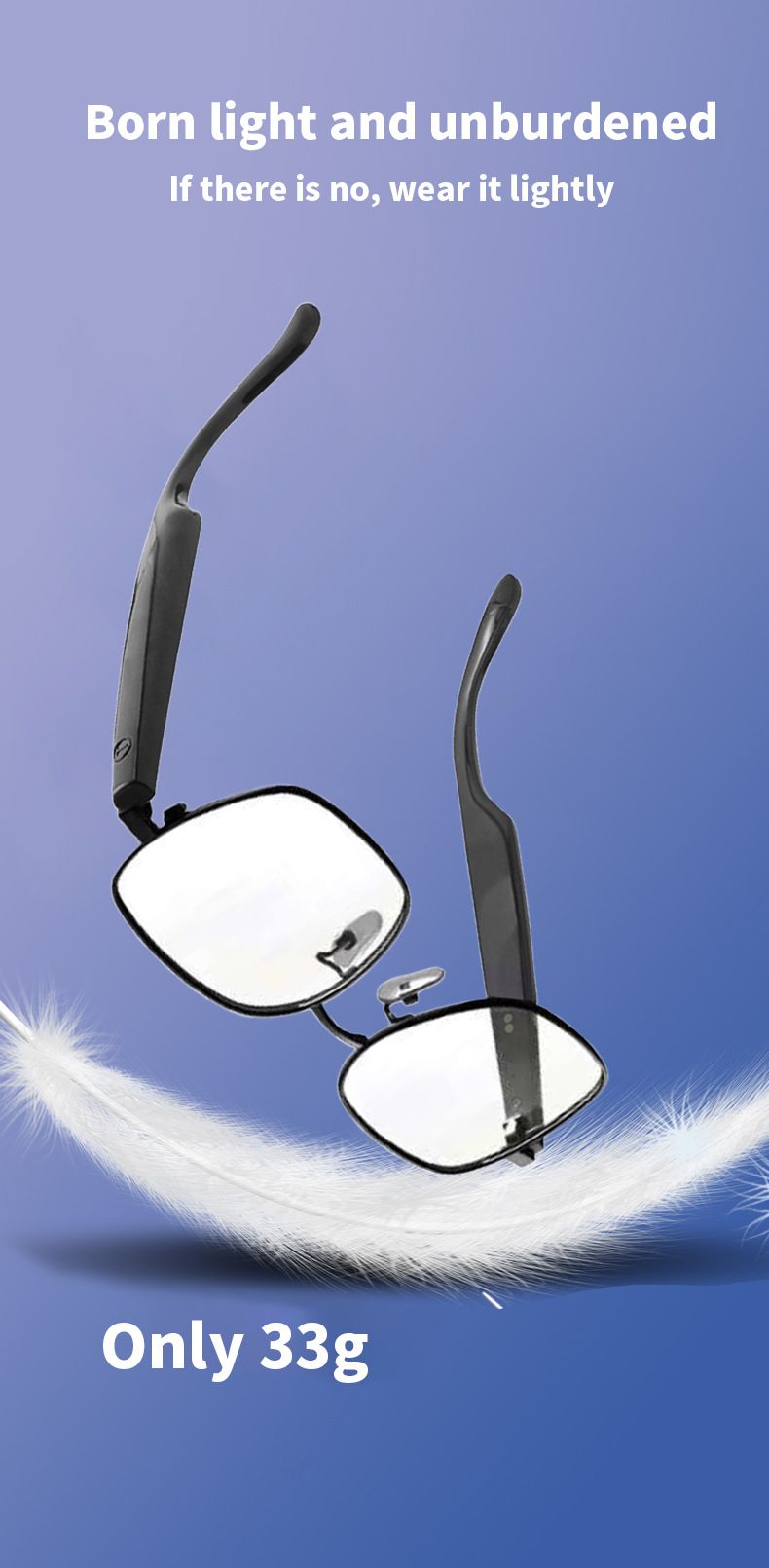 GS11 Smart Bluetooth Glasses - Retro Metal Dual Bridge Magnetic Charging Sunglasses With Photochromic Lenses, Touch Control_voghion.com