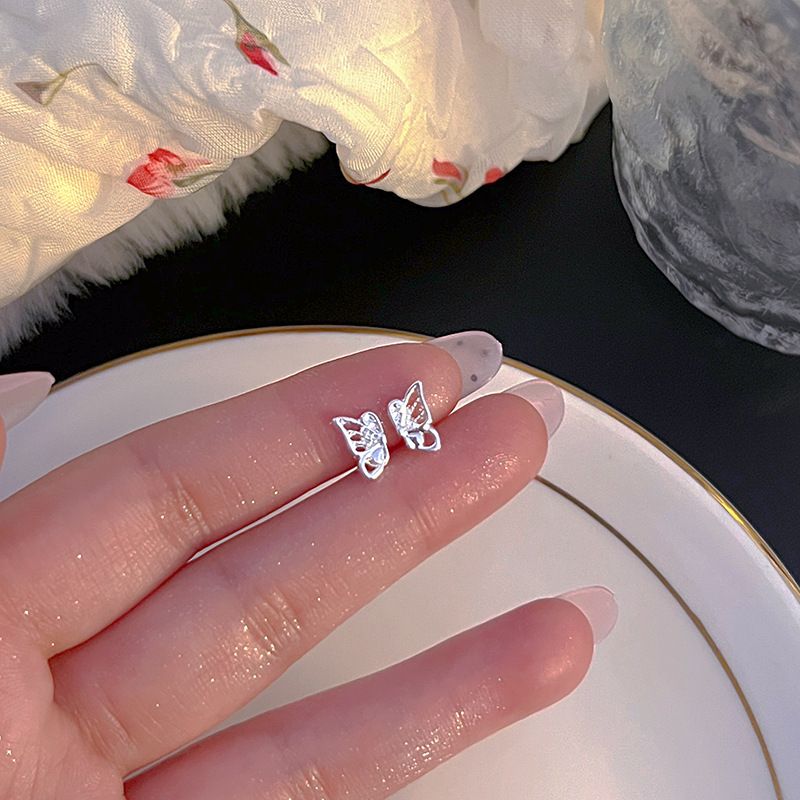 Argento S925 per donna, cura del piercing, nuova tendenza 2025, design di nicchia, orecchini a perno, orecchini di alta qualità_voghion.com