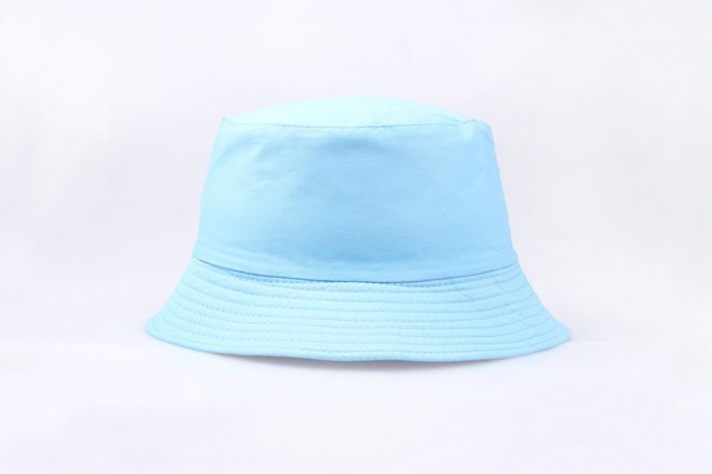 Unisex Personalized Fisherman Basin Fashion Flat Visor Sun Block Pure Cotton Round Hat_voghion.com