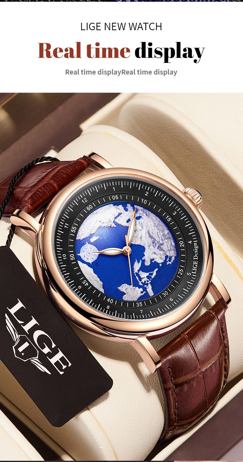 Heren- en damesmode quartzhorloge met roestvrijstalen band, waterbestendig, minimalistisch ontwerp voor zakelijk en casual gebruik_voghion.com