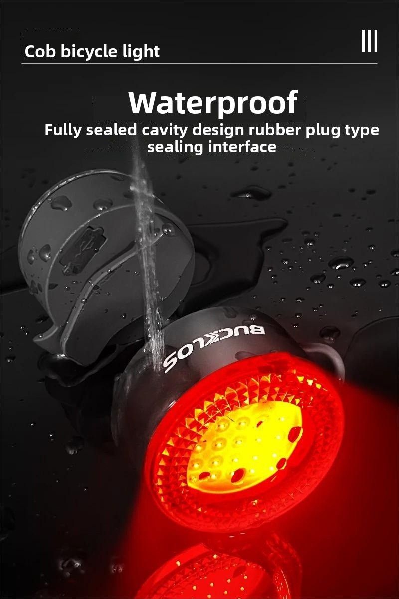Ensemble de feux avant et arrière de vélo rechargeables par USB, étanches, accessoires de vélo_voghion.com