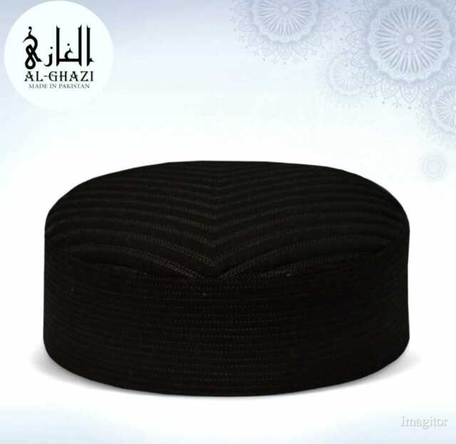 Junaid Jamshed Style Al Ghazi Etichetta Cappello islamico Berretto Argomento islamico di alta qualità_voghion.com