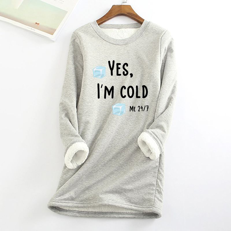 Abbigliamento donna autunno e inverno nuovo velluto caldo fondo serie stampata_voghion.com