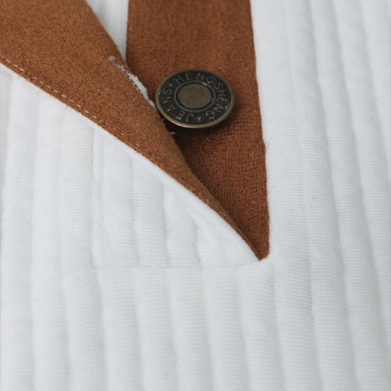 Polo décontracté à rayures verticales et col montant pour homme, nouveau style printemps-automne 2024_voghion.com