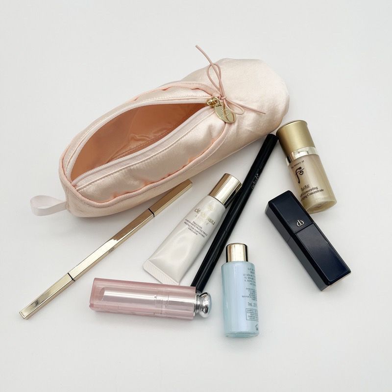 Petit Trout Ballet Shoes Creative Makeup Lipstick Eyebrow Pencil Eyeliner Storage Bag Student Safe_voghion.com