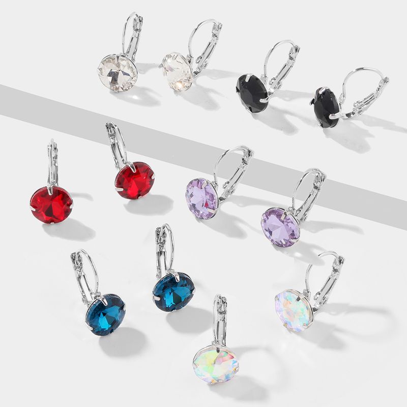 Boucles d'oreilles plaquées or en zirconium incrusté de cuivre, ensemble de boucles d'oreilles en diamant Mozzarella, simple, léger, luxe, boucle d'oreille en zircon haut de gamme._voghion.com