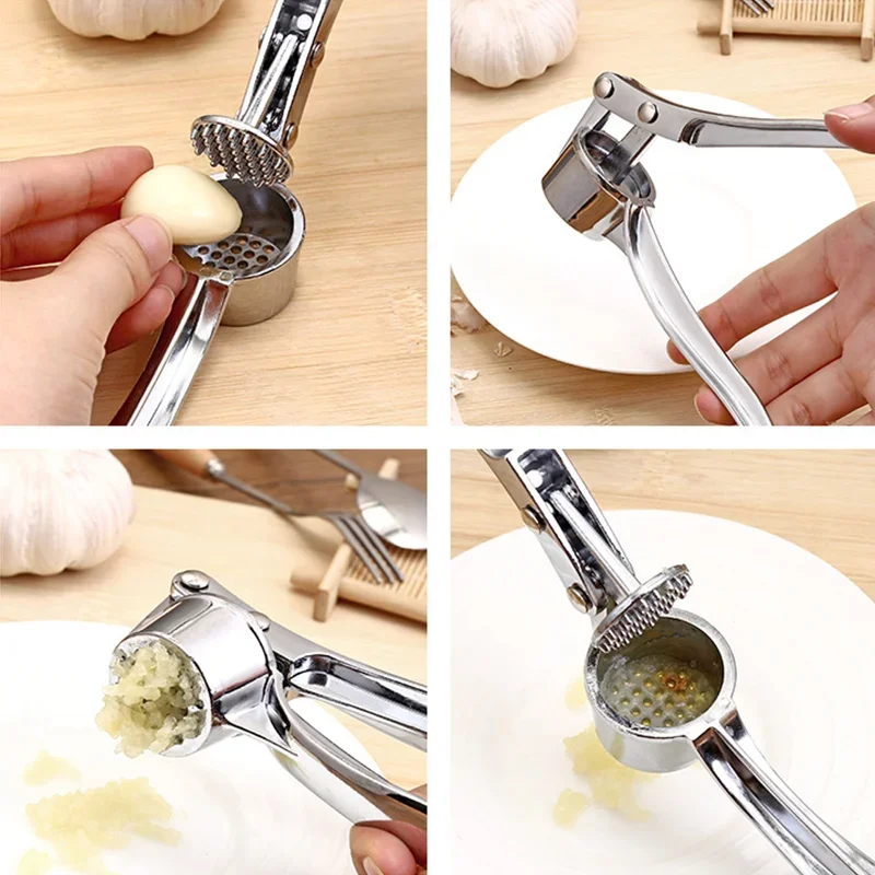 Küche Zink Legierung Stahl Knoblauch Smasher Squeezer Manuelle Presse Schleifen Werkzeug Küche Zubehör Küche Gadgets Und Zubehör_voghion.com