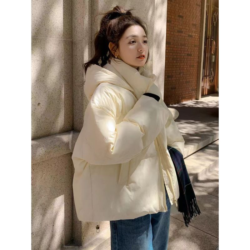 Giù e inverno nuova versione coreana spesso cotone piccolo studenti larghi corti versatili giacca per le donne_voghion.com