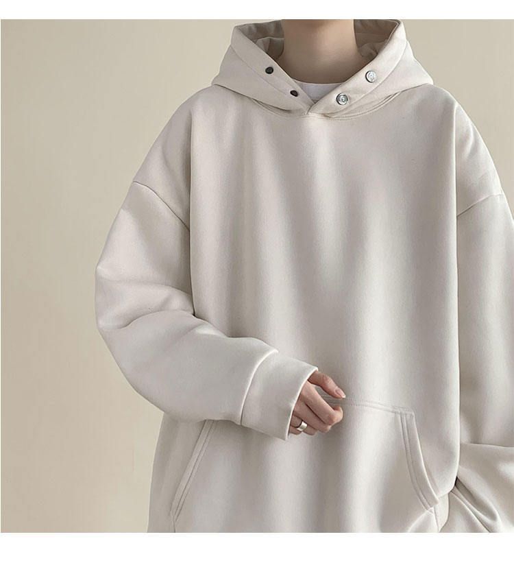 2024 Frühlings-Wildleder-Kapuzenpullover für Herren, trendige einfarbige Jacke_voghion.com