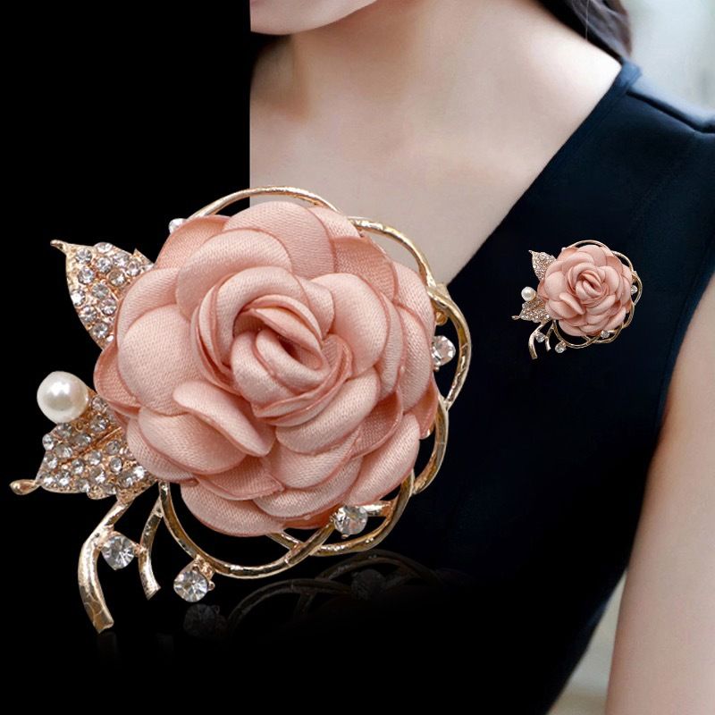 Neue Koreanische version stoff rose blume modische und vielseitig brosche, brosche temperament zubehör_voghion.com