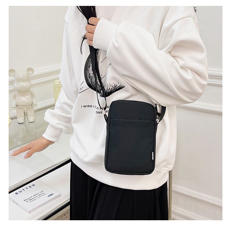 Nuova moda cellulare donna messenger mini piccola borsa a tracolla tutto abbinato appesa al collo portamonete borsa verticale_voghion.com
