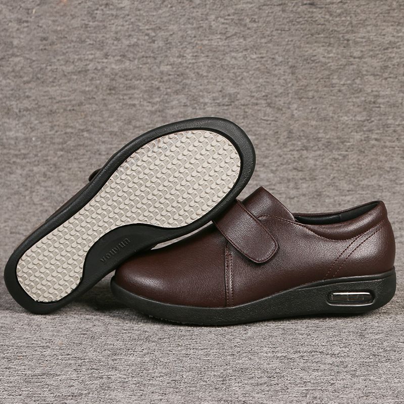 Scarpe casual da papà in pelle calda e traspirante, nuove per uomo di mezza età e anziano, autunno inverno_voghion.com