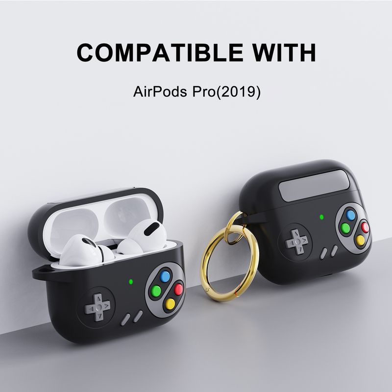 Gilt für Epple Airpods4 Bluetooth-Headset-Hülle, Silikon-Schutzhülle für Retro-Spielekonsole Pro2 der 3. Generation_voghion.com